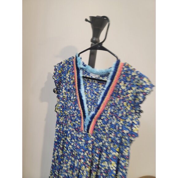 Pouppette St Barth Floral Print Mini Tunic Dress Bohemian Small - Picture 2 of 7